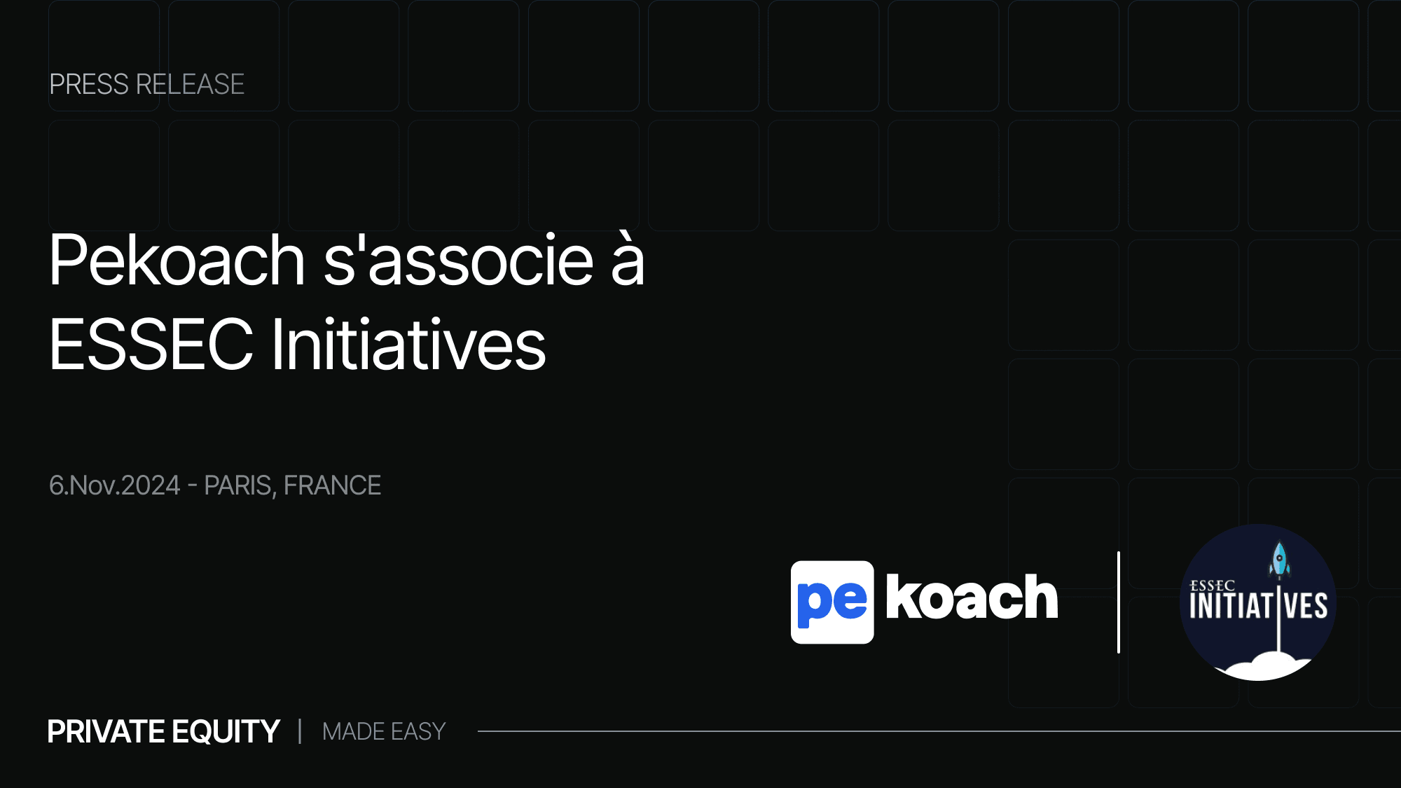 Pekoach s'associe à l'Association ESSEC Initiatives de l'ESSEC